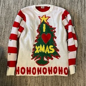 The Grinch movie Christmas sweater bells sz S
